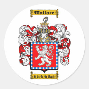Wallace (Scottish) Classic Round Sticker