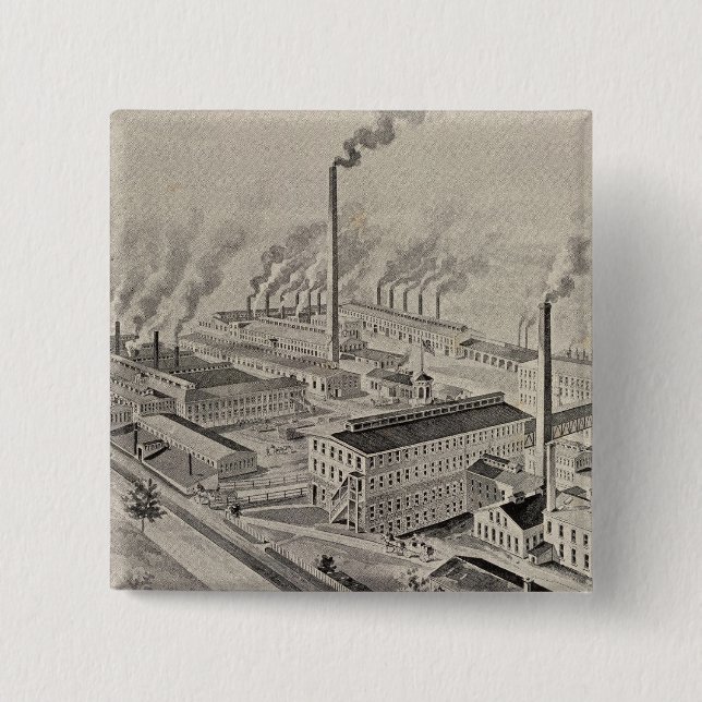 Wallace & Sons, Ansonia Pinback Button (Front)