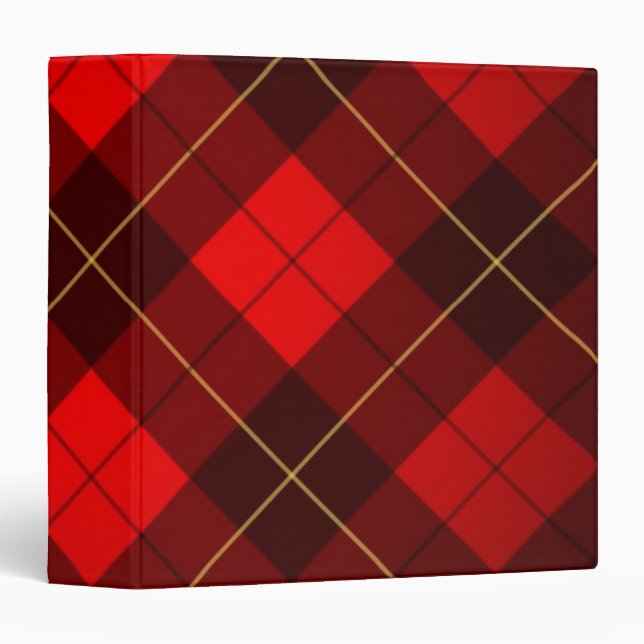 Wallace tartan background binder (Front/Spine)