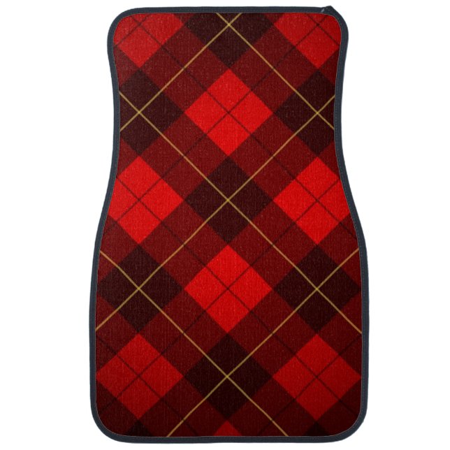 Wallace tartan background car floor mat (Front)
