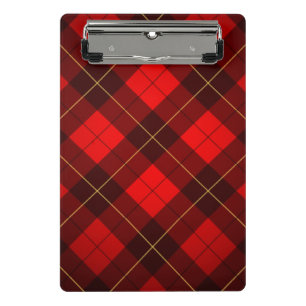 Wallace tartan background mini clipboard