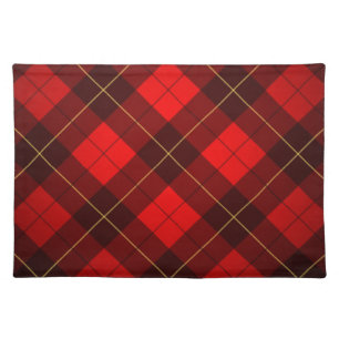 Wallace tartan background placemat