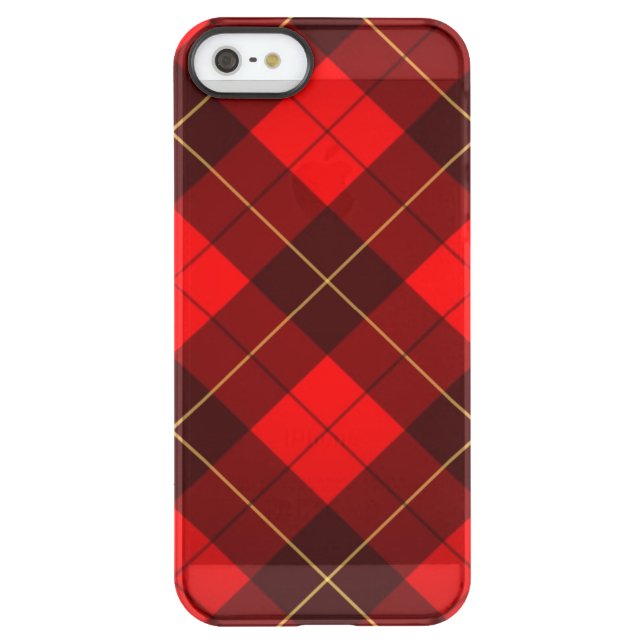 Wallace tartan background uncommon iPhone case (Back)