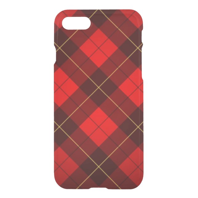 Wallace tartan background uncommon iPhone case (Back)