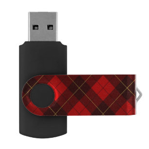 Wallace tartan background USB flash drive