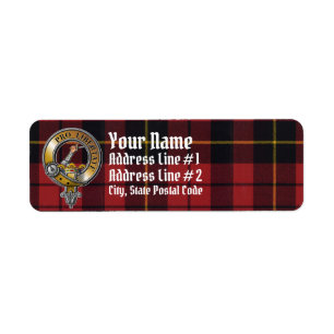Wallace Tartan & Badge Label