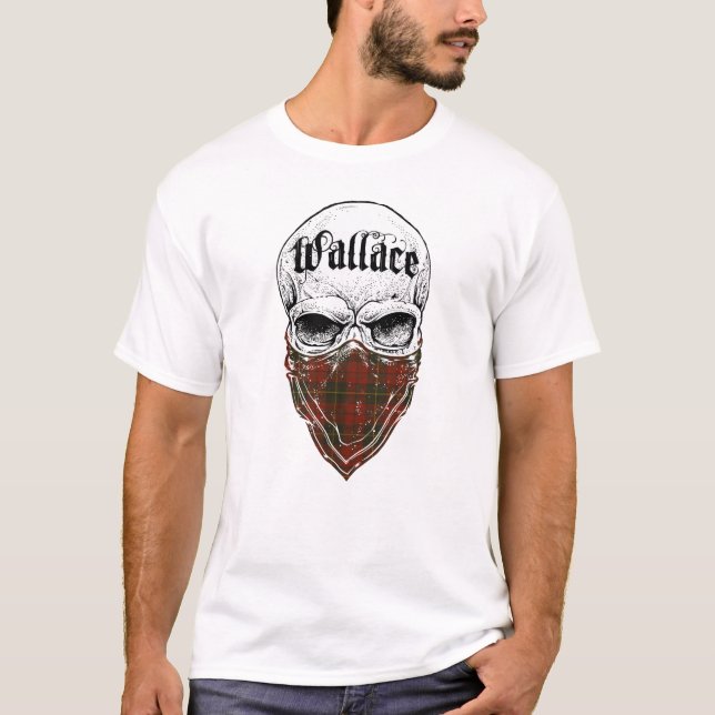Wallace Tartan Bandits T-Shirt (Front)