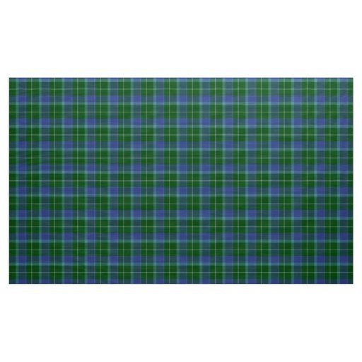 Wallace Tartan Blue Green Plaid Fabric