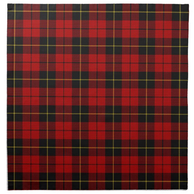 Wallace Tartan Cloth Napkin (Front)