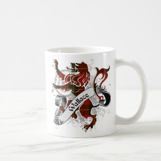 Wallace Tartan Lion Coffee Mug