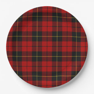 Wallace Tartan Paper Plates