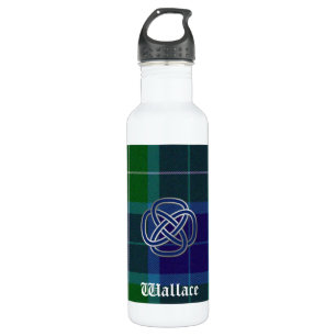 Wallace Tartan Plaid Water Bottle