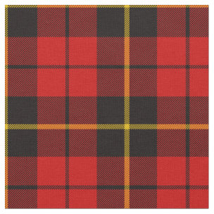 Wallace Weathered Tartan Crest Premium Quilt - Gold Thistle Style