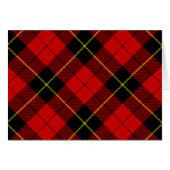 Wallace tartan red black plaid (Front Horizontal)