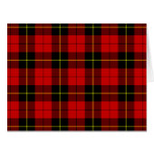 Wallace tartan red black plaid (Front Horizontal)