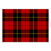 Wallace tartan red black plaid (Front Horizontal)