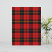 Wallace tartan red black plaid (Standing Front)
