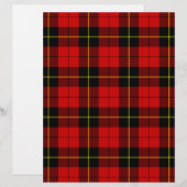 Wallace tartan red black plaid (Front/Back)