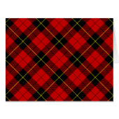 Wallace tartan red black plaid (Front Horizontal)