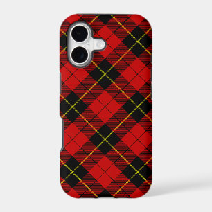 Wallace tartan red black plaid iPhone 17 case