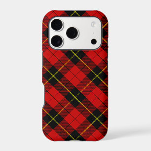 Wallace tartan red black plaid iPhone 17 pro case