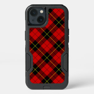 Wallace tartan red black plaid iPhone 13 case