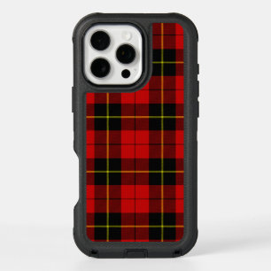 Wallace tartan red black plaid iPhone 16 pro max case