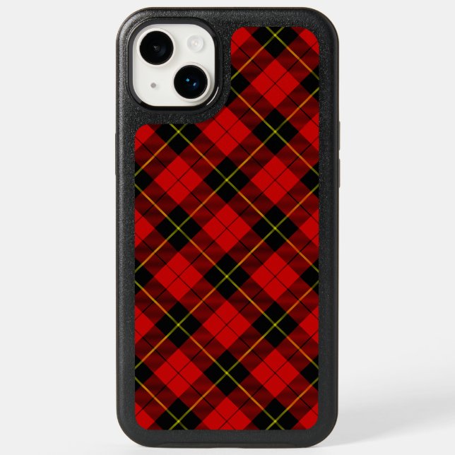 Wallace tartan red black plaid otterbox iPhone case (Back)