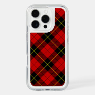 Wallace tartan red black plaid iPhone 16 pro case