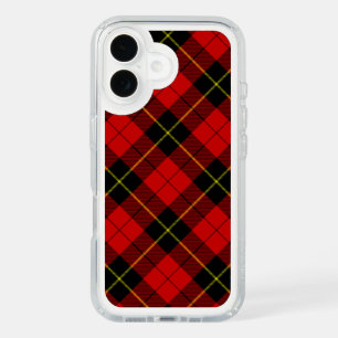 Wallace tartan red black plaid iPhone 16 case