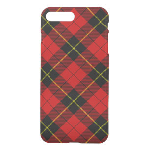 Wallace tartan red black plaid iPhone 8 plus/7 plus case