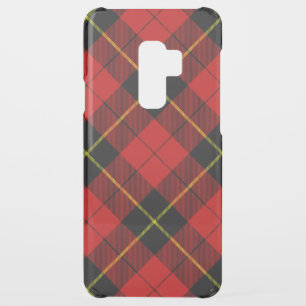 Wallace tartan red black plaid uncommon samsung galaxy s9 plus case