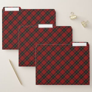 Wallace Tartan Scottish Clan Plaid File Folder