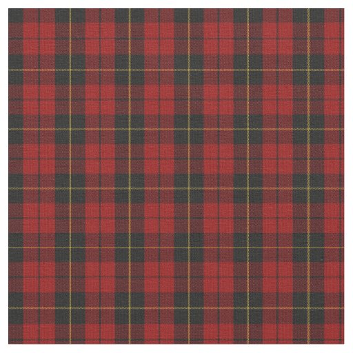 Wallace Tartan Scottish Clan Plaid Pattern Fabric