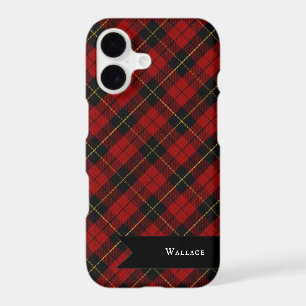 Wallace Tartan Scottish Clan Plaid Pattern iPhone 17 Case