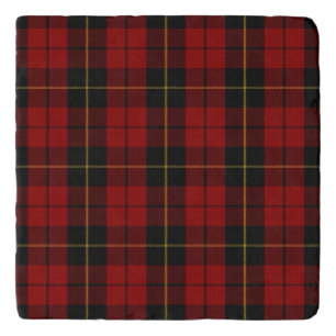 Wallace Tartan Scottish Clan Plaid Trivet