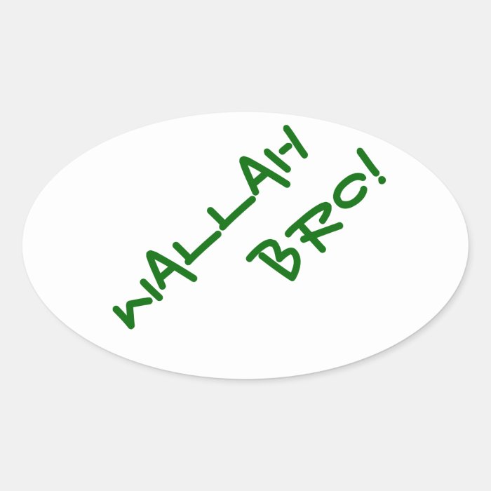 Wallah Bro Sticker