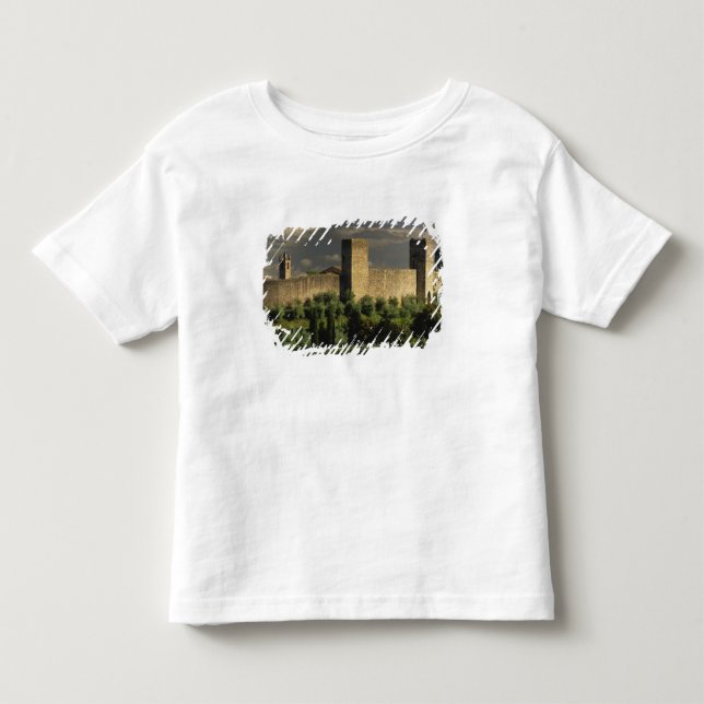 Walled city of Monteriggioni, in the province of Toddler T-shirt (Front)