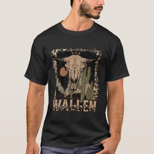 Wallen Western Wallen Bullhead Cowboy Wallen T_Shirt