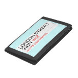 LONDON STREET SIGN  Wallet