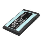 LONDON STREET SIGN  Wallet