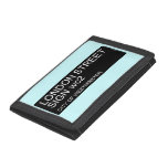 LONDON STREET SIGN  Wallet