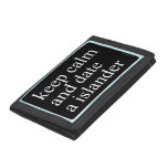 keep calm  and date a islander  Wallet