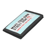 make your own street sign  Wallet