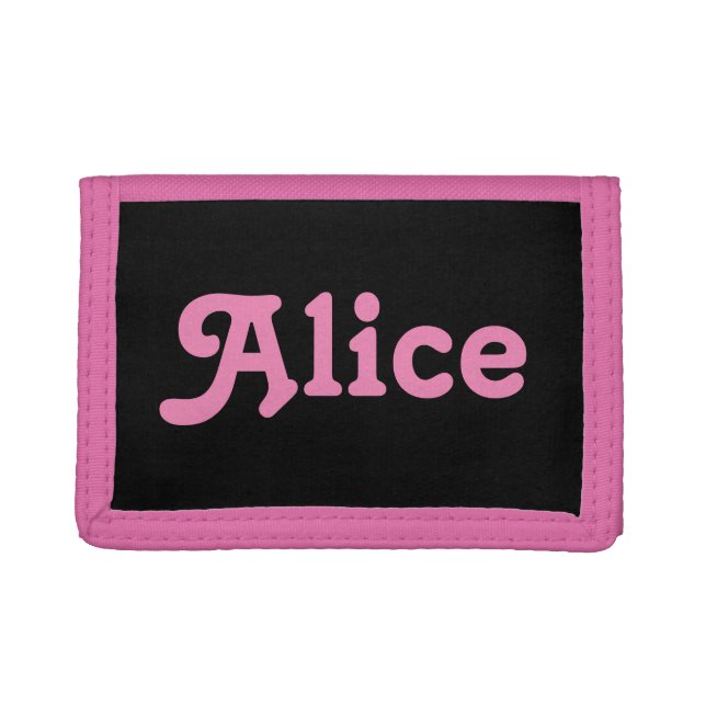 Wallet Alice (Front)