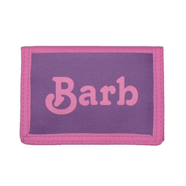 Wallet Barb (Front)