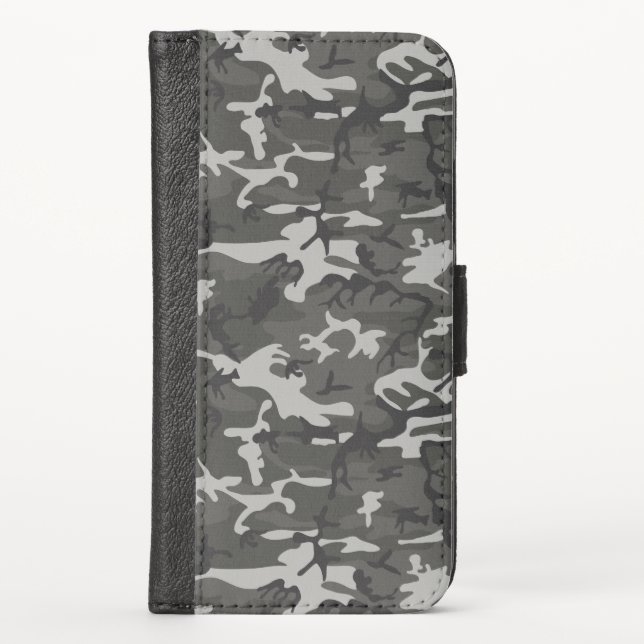 Wallet Case Camo Design (Front)
