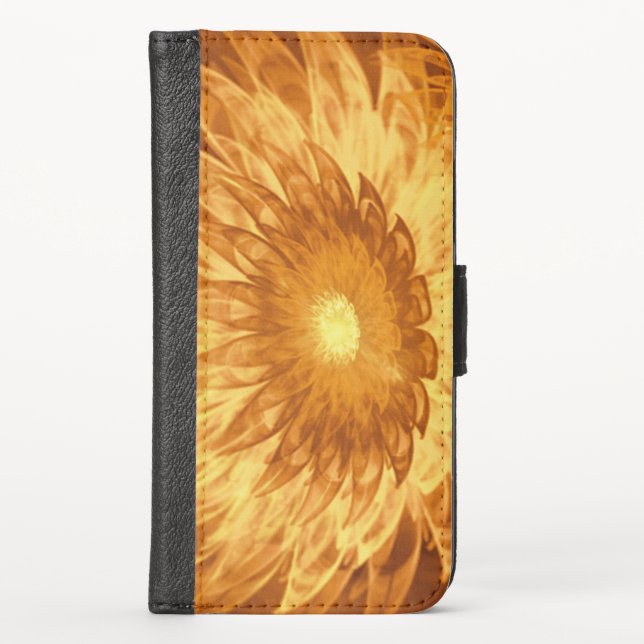 Wallet Case Fantasy Flowers Yellow (Front)