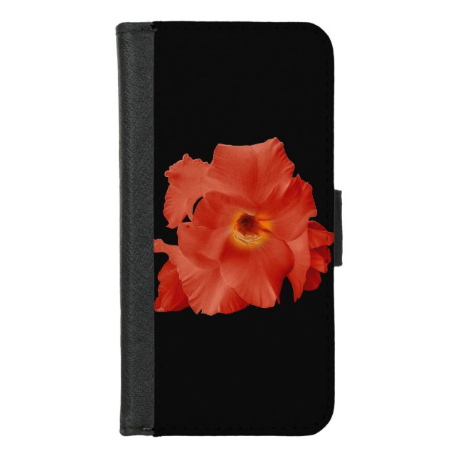 Wallet Case Sword Lily Red Yellow (Front)