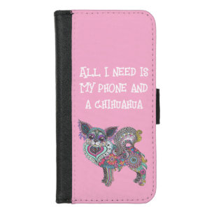 Wallet Case with Chihuahua